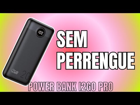 Power Bank i2GO PRO Ultra Rápido 20000mAh: Carrega até 3 dispositivos ao mesmo tempo!#powerbank