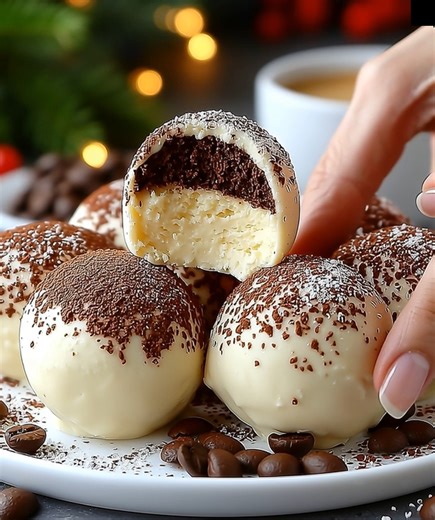🍫 Festive Cocoa-Dusted Tiramisu Truffles with Mascarpone and Espresso - Recipe in First Coʍmеոτ 👇 Enjoy ❤️👇 | Kitchen Flavors