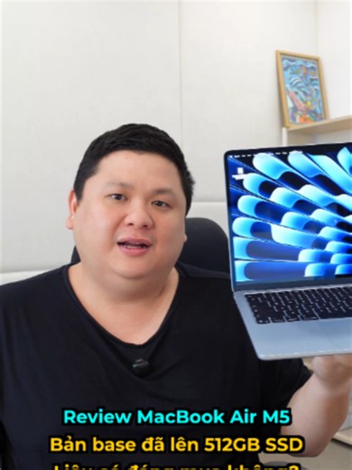 Review MacBook Air M5 #LearnOnTikTok #ThanhCongNghe