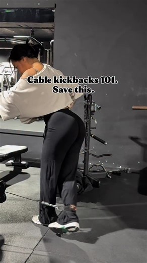 1.9K views · 5 comments | Cable Kickbacks: do them properly  Set...