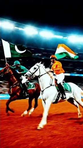 "Epic Horse Showdown: Pakistan vs India – India Takes the Victory!" 🇵🇰🐎🇮🇳🔥