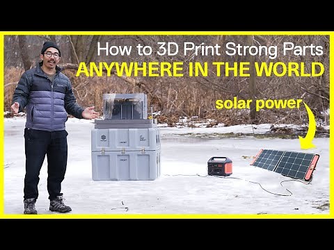 How to 3D Print Anywhere on Solar Power | X7 Field Edition