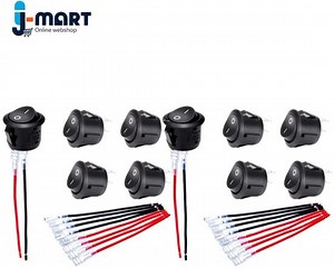 J-Mart Tuimelschakelaar Set van 10 Stuks - Wipschakelaar - Toggle Switch - 12 Volt -... | bol