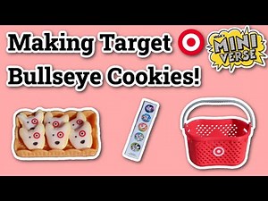 Miniverse Target Bullseye Cookies are AMAZING!!!
