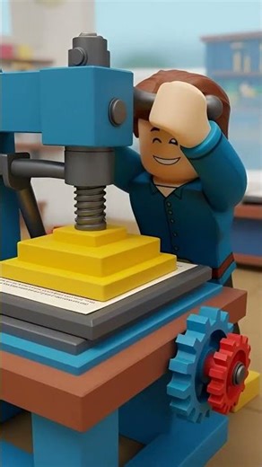 The First REAL LIFE Copy-Paste! 📜 Roblox History #roblox #robloxgamedesign #scienceforkids