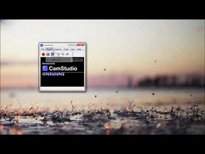 Recording Your Screen with CamStudio
