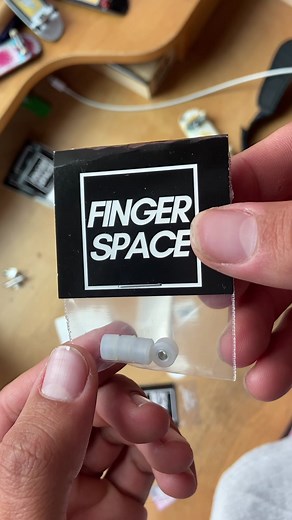 Fingeboard unboxing therapy Check out the new 34 mm clear set up from @Finger Space Fingerboards #fingerboarding #fingerboard