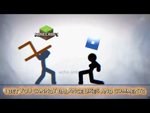 Minecraft Vs Roblox Fight Animation