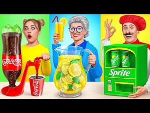 मैं बनाम दादी कुकिंग चैलेंज | खाद्य लड़ाई Multi DO Challenge