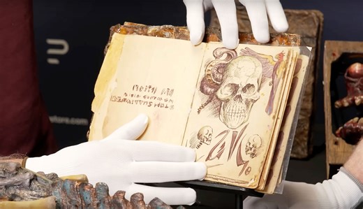 Watch: Examine the Original Necronomicon Book Prop in 'Evil Dead II' | FirstShowing.net