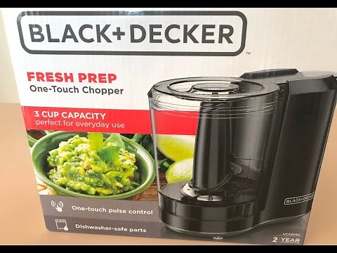Unboxing Black+Decker Food Processor: One Touch Chopper