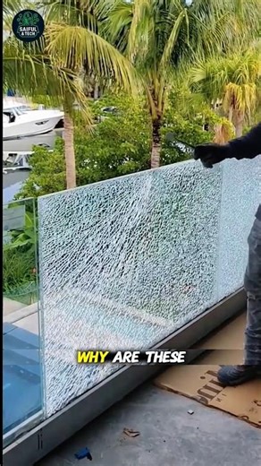 Why Are Workers Smashing Glass… But Nothing Breaks? 🤯 #trending #viral