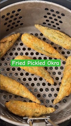 Fried Pickled Okra #southerncooking #okra #friedokra