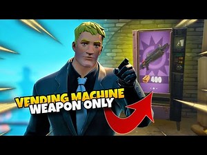 HOW TO WIN WITH VENDING MACHINE LOOT ONLY!