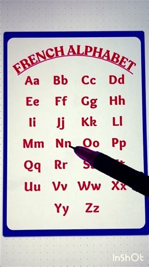 🇫🇷 Learn the French Alphabet A–Z | French Alphabet Pronunciation #french