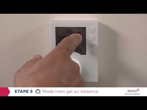 Comment régler le thermostat en mode hors-gel ?