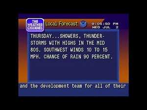 Live WS4000 WeatherSTAR 4000 Simulator for Tampa, FL