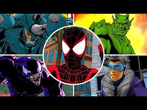 Ultimate Spider-Man: Miles Morales Edition - All Boss Fights (4K 60FPS)