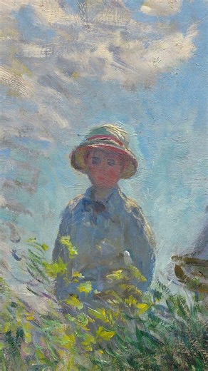 Claude Monet,Woman with a Parasol,1886