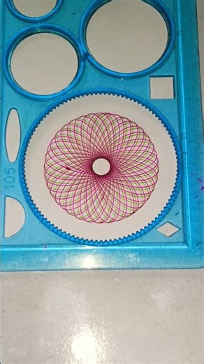 spirograph design pattern #shorts #spirograph #ytshorts #trending #viral #art #drawing #diy #amazing