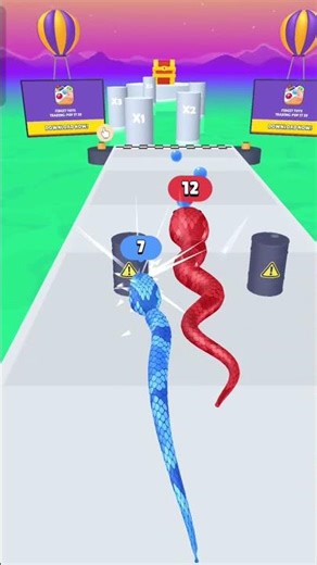 Snake Run 3D Most Viral Gameplay 2026 🐍🔥#snake #games