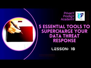 5 ESSENTIAL Tools to SUPERCHARGE Your Data Threat Response