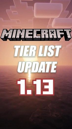 Minecraft 1.13 Update Tier List Explained