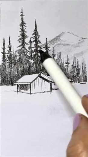 Hill Landscape - Pencil Drawing #pencildrawing #landscapedrawing #stepbystepdrawing #artinstruction