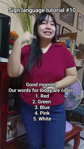 Sign language tutorial #10
