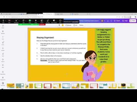 OLC40 Class 1, Study Guide