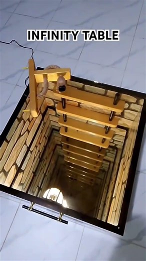 Animation 3d infinity table design #animation #diy #anime #diningtabledesign