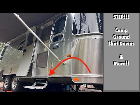 🛠️ Airstream Trailer Step Install | Thule Step Upgrade + Work Camping in Mt. Hood