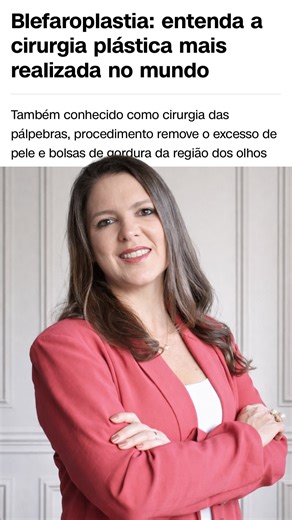 Dra. Priscilla Vaccaro on Instagram: "Blefaroplastia transforma o olhar? Sim! Vem entender como é a cirurgia número 1 no mundo Quando existe excesso de pele nas pálpebras, o olhar pode ficar mais caído, pesado e com aspecto de cansaço. A blefaroplastia é a cirurgia indicada para remover esse excesso e devolver um olhar mais aberto, leve e rejuvenescido. É um procedimento com recuperação relativamente rápida, mas que exige precisão cirúrgica e conhecimento profundo de anatomia para garantir resul