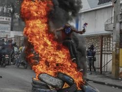 Protests erupt across Haiti as demonstrators demand that the prime minister resign