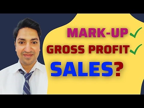 How to Calculate Selling Price Using MARK-UP and GROSS PROFIT?