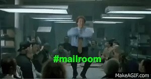 Elf - Mail Room Dance Scene on Make a GIF