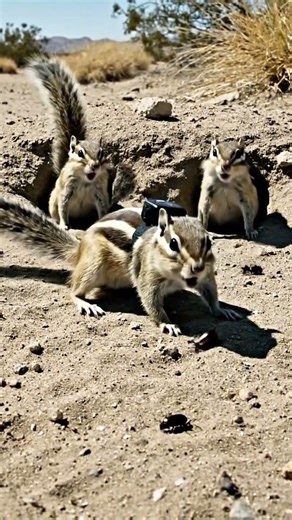 One Second Freeze… Then the Sand Strikes | Desert Squirrel POV