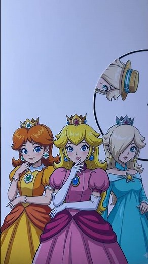 SUPER MARIO TRIO🔥 DAISY X PRINCESS PEACH X ROSALINA