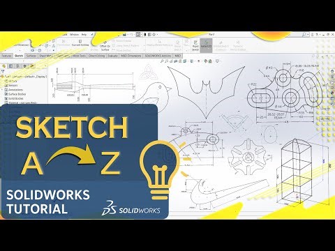 SolidWorks Sketching Full Course: Zero to Hero (3.5 Hours) | 24 Sketch Exercises (For Beginners)