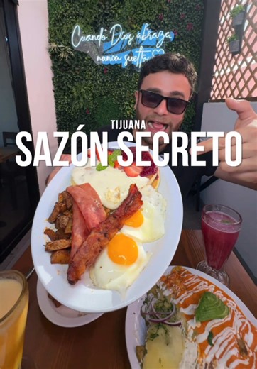 Ricos desayunos con saber casero en el centro de Tijuana “sazonsecreto” #tijuana #desayuno #brunch