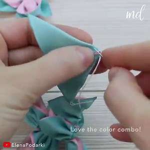 36K views · 752 reactions | Kanzashi, the Japanese art of creating flowers from fabric | MetDaan DIY | Facebook