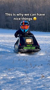 287K views · 35K reactions | Kitty cat crash #arcticcat #kittycat #kidssnowmobile #snowmobile | Mattmchugh257 | Facebook