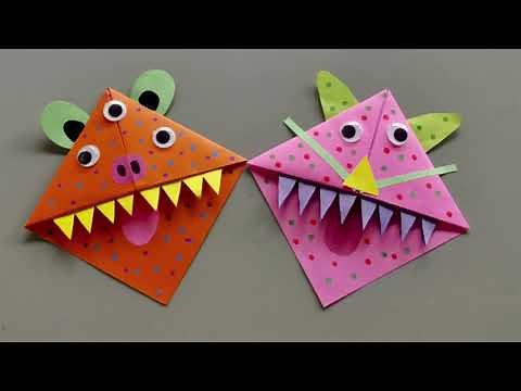 Experimentación creativa - Origami literario - Donde viven los monstruos