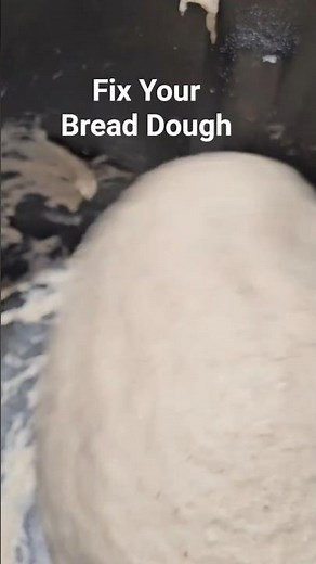 How to Fix Sticky Bread DOUGH Fast! #breadmachine