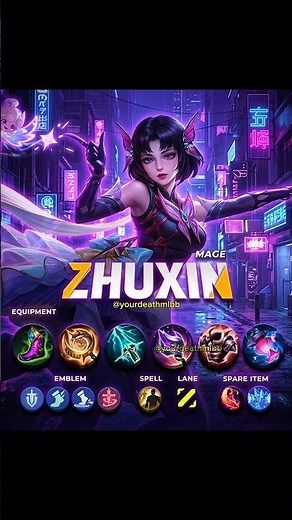 Zhuxin Best Build 2026 🔥 | Best zhuxin Mage Build + Emblem Guide | MLBB