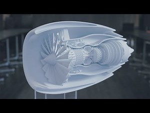 精密ジェットエンジン模型とARシステム