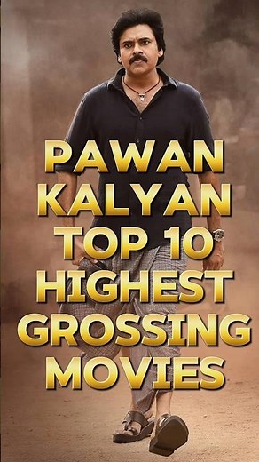 Pawan Kalyan Top 10 Highest Grossing Movies In All Time