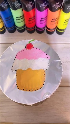 Cherry Cupcake Drawing 🧁 Satisfying ASMR🍒 #asmr #drawing #satisfying #oddlysatisfying #shorts