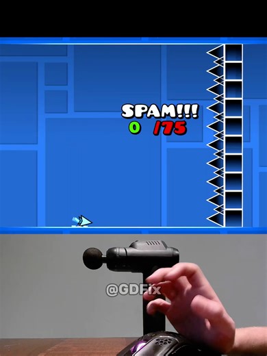 Can I beat the 75 XONADA spam and HUGE spikes?#geometrydash #learnontiktok #foryoupage❤️❤️ #tik_tok #for_you #fyp