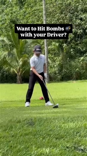 Everyone wants to hit the driver farther but not everyone is setting up correctly to put their body in a position for success. The ball with your driver should be forward in the stance, your spine tilted to allow for an upward spike, as this will maximize launch distance and carry 🚀 #golf #golfaddict #golflessons #golfishard #golfswingcoach | Pacific Golf Academy